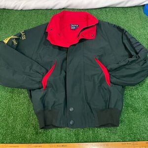 Vintage Nautica Jacket Mens M J Class 1930-37 Challenge Sailing 90s Windbreaker